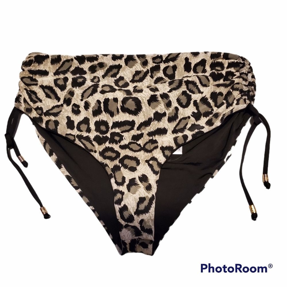 NWT NICOLITA Leopard Elisa Swim Bottoms